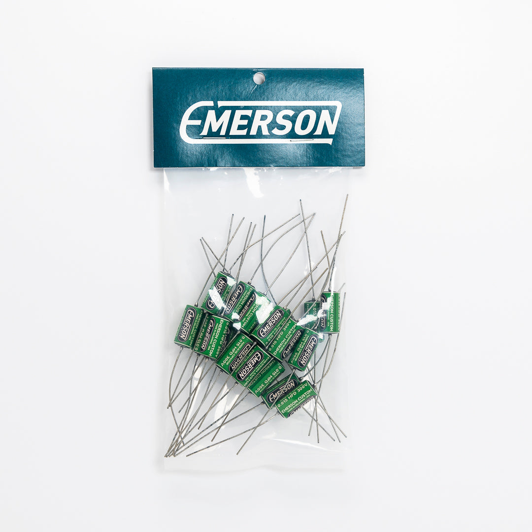 Emerson .015uf Custom Paper-in-Oil Capacitor, Green/Cream