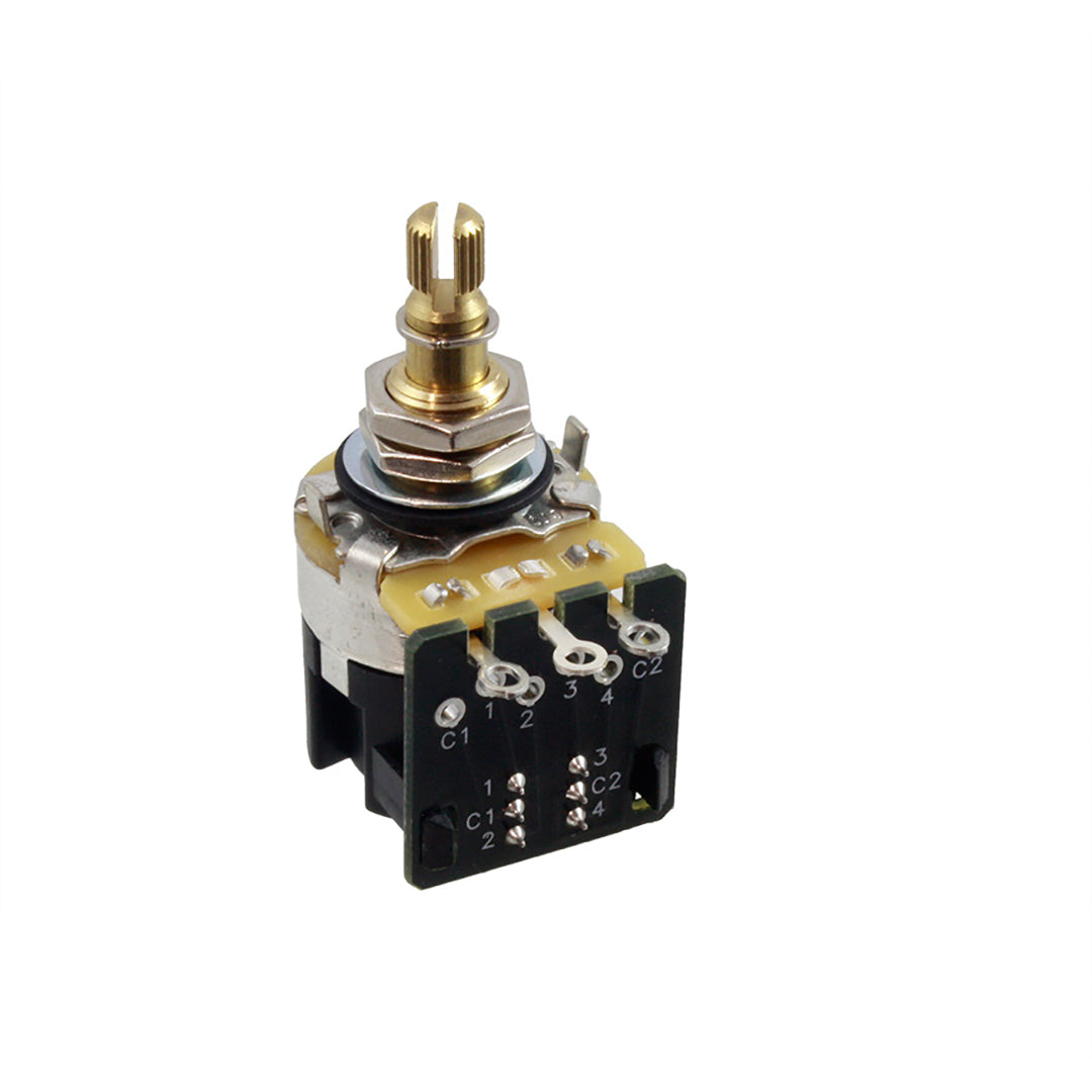 CTS 250K Push-Pull Audio Pot, Split Shaft