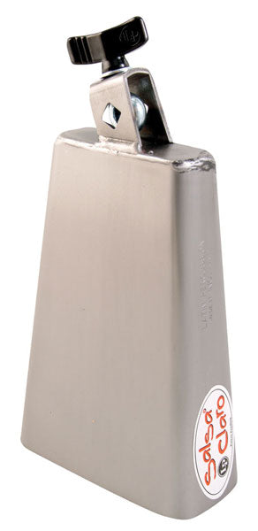 LP Salsa Claro Cowbell, 7 1/4", 3/8" Mount, Brushed Steel