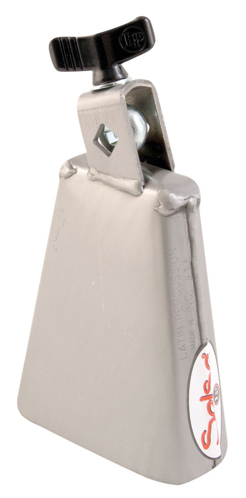 LP Salsa Cha Cha Cowbell, 4-3/4", 3/8" Mount, Brushed Steel