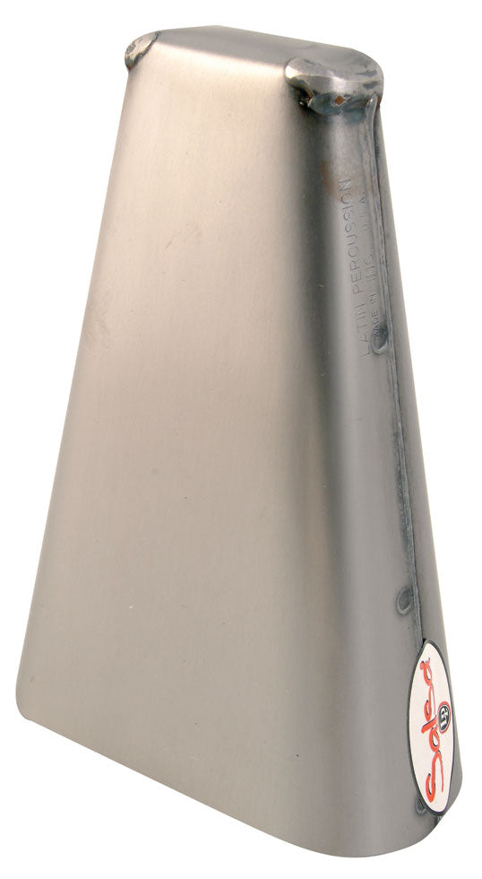 LP Salsa Hand Held 8" Bongo Cowbell, Brushed Steel