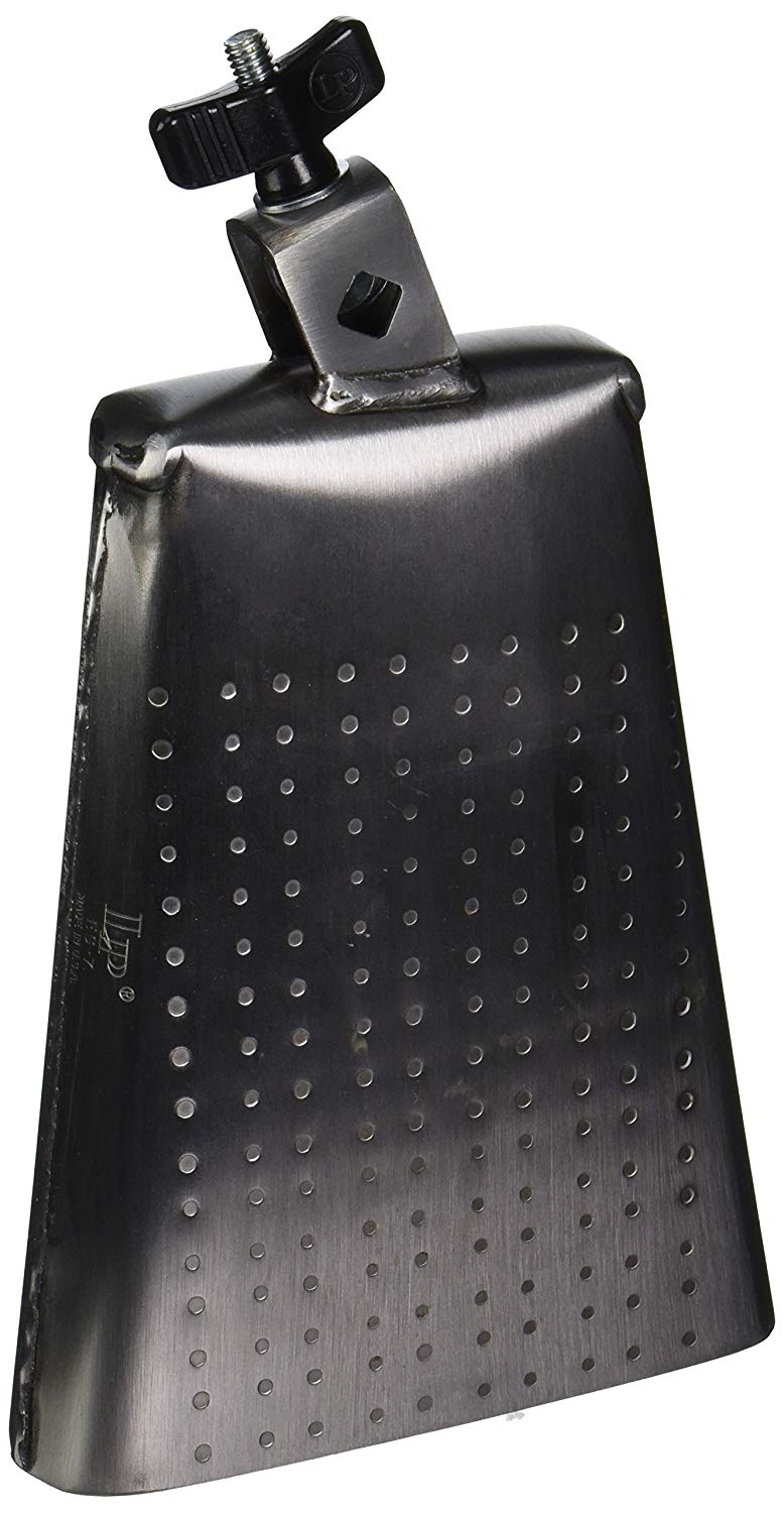 LP Salsa Downtown Timbale Cowbell, 7-3/4", 3/8" Mount, Brushed Steel