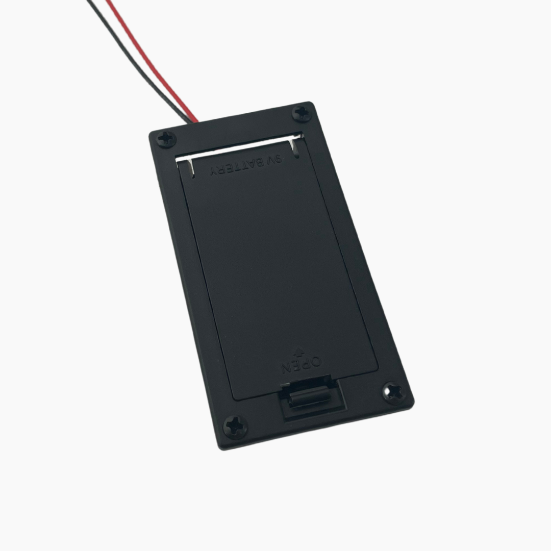 9V Battery Box W/ Lead Clip
