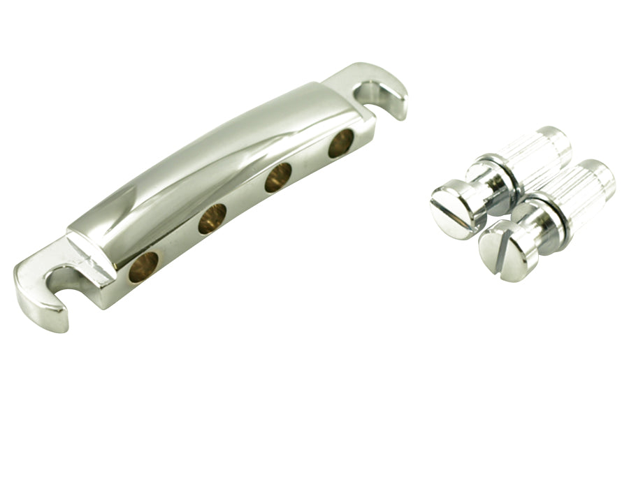 STOP TAILPIECE FOR BASS - CHROME