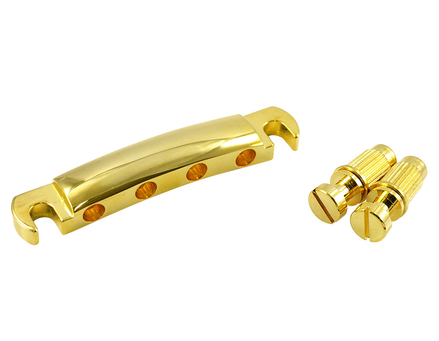 STOP TAILPIECE FOR BASS - GOLD