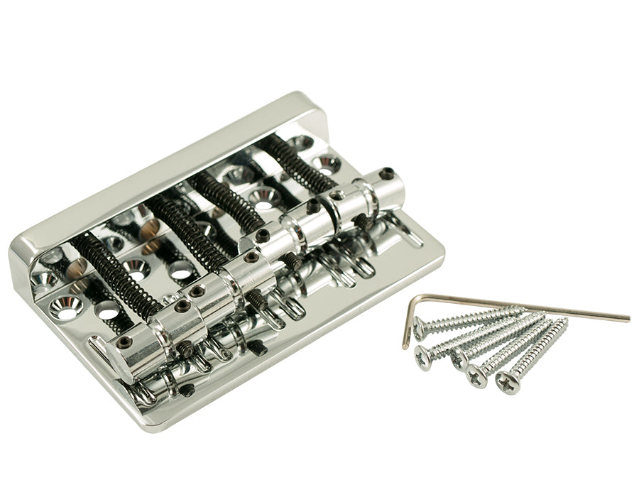 Standard 4-String Bass Bridge - Chrome