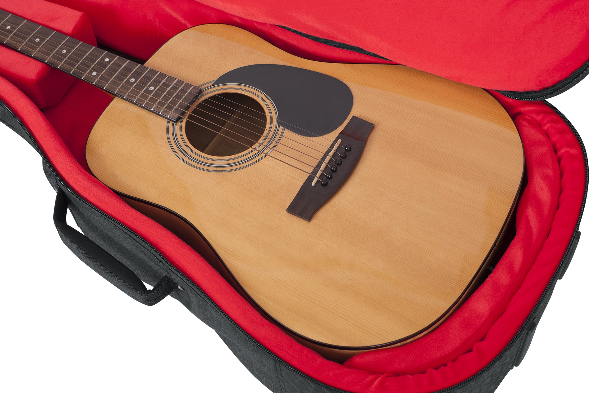 Gator GT-ACOUSTIC-BLK charcoal Transit acoustic guitar gig bag