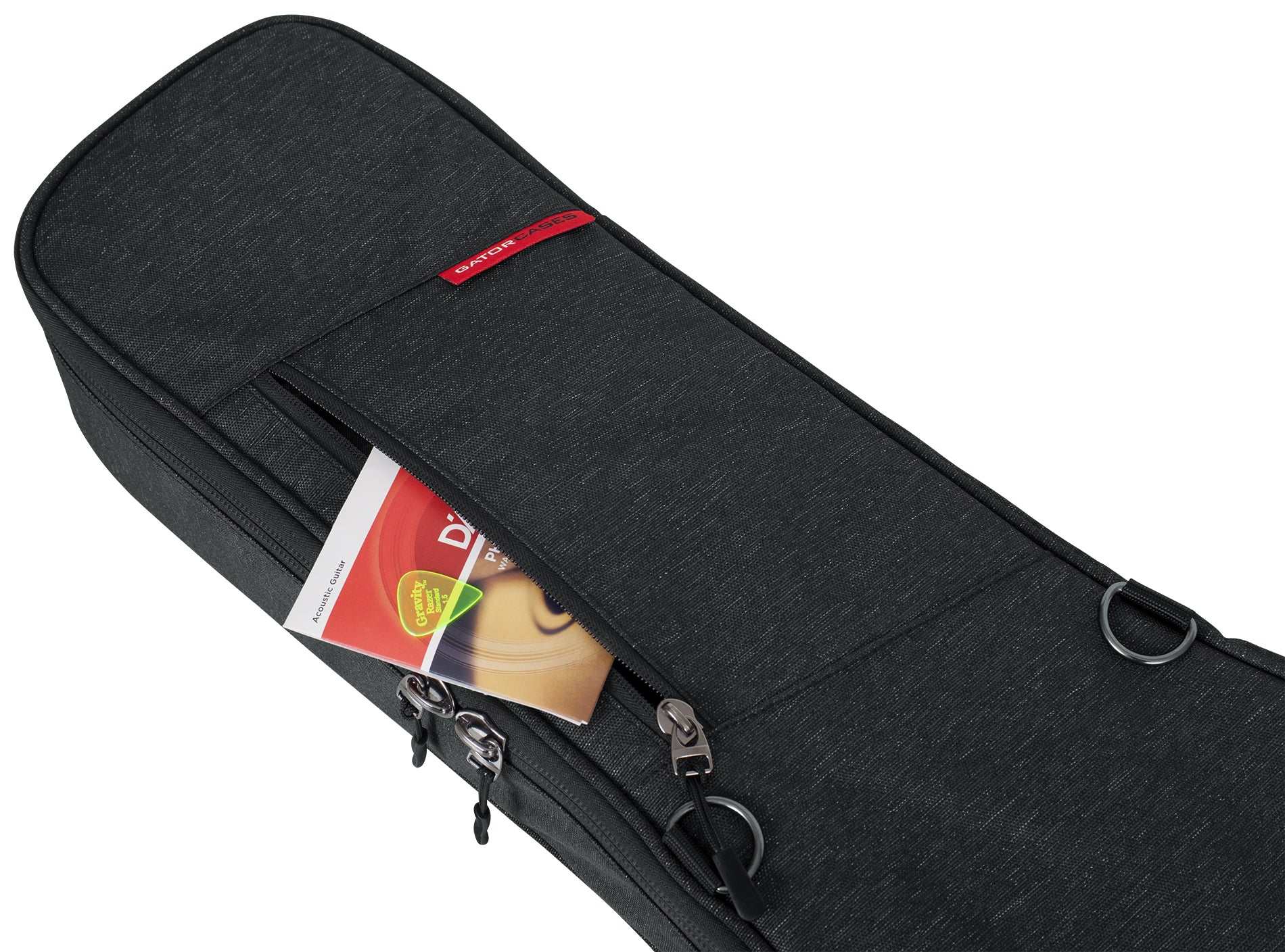 Gator GT-ACOUSTIC-BLK charcoal Transit acoustic guitar gig bag