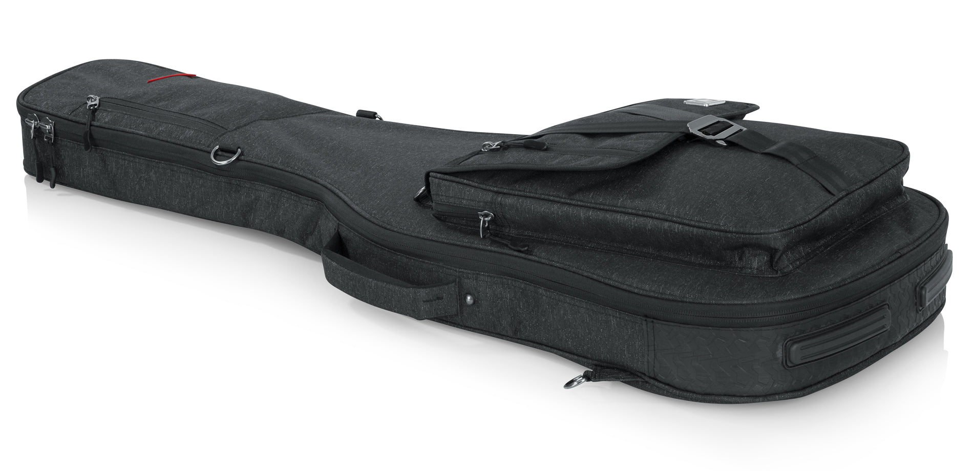 Gator GT-ELECTRIC-BLK Transit Series Electric Guitar Gig Bag, Charcoal Black