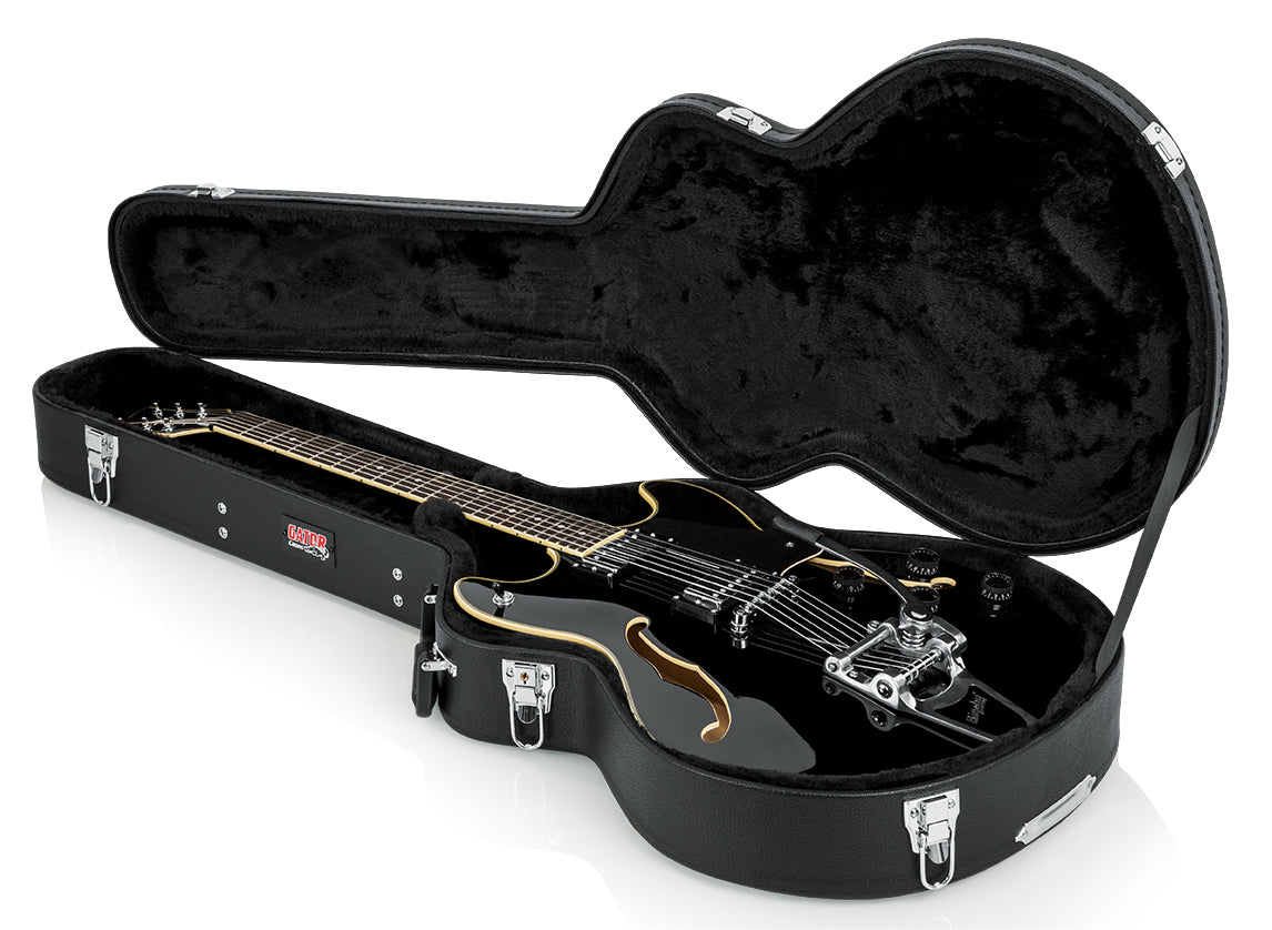 Gator Hard-Shell Wood Case for Semi-Hollow Guitars