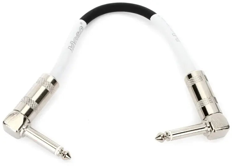 Hosa RA/RA Guitar Patch Cable, 12"