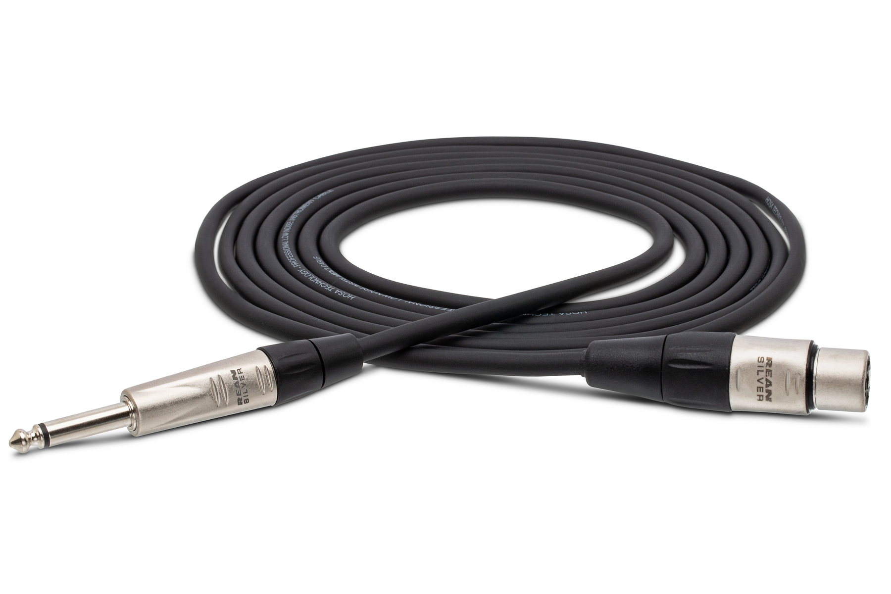 Hosa Pro Unbalanced Interconnect Cable, XLR3F to 1/4" TS