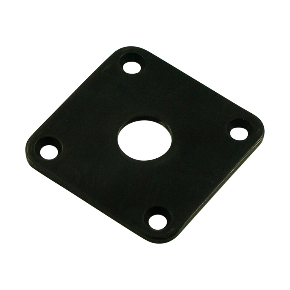 WD Square Metal Jack Plate for Les Paul - Black