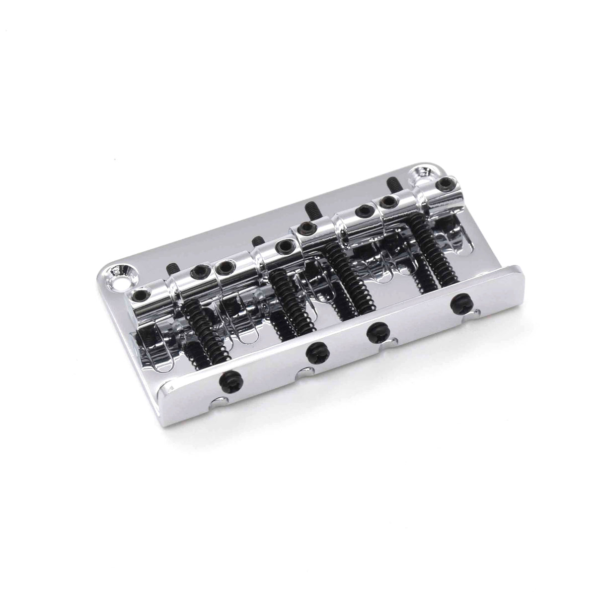 KD By AxLabs Vintage Style 4-String Bass Bridge, Black Nickel