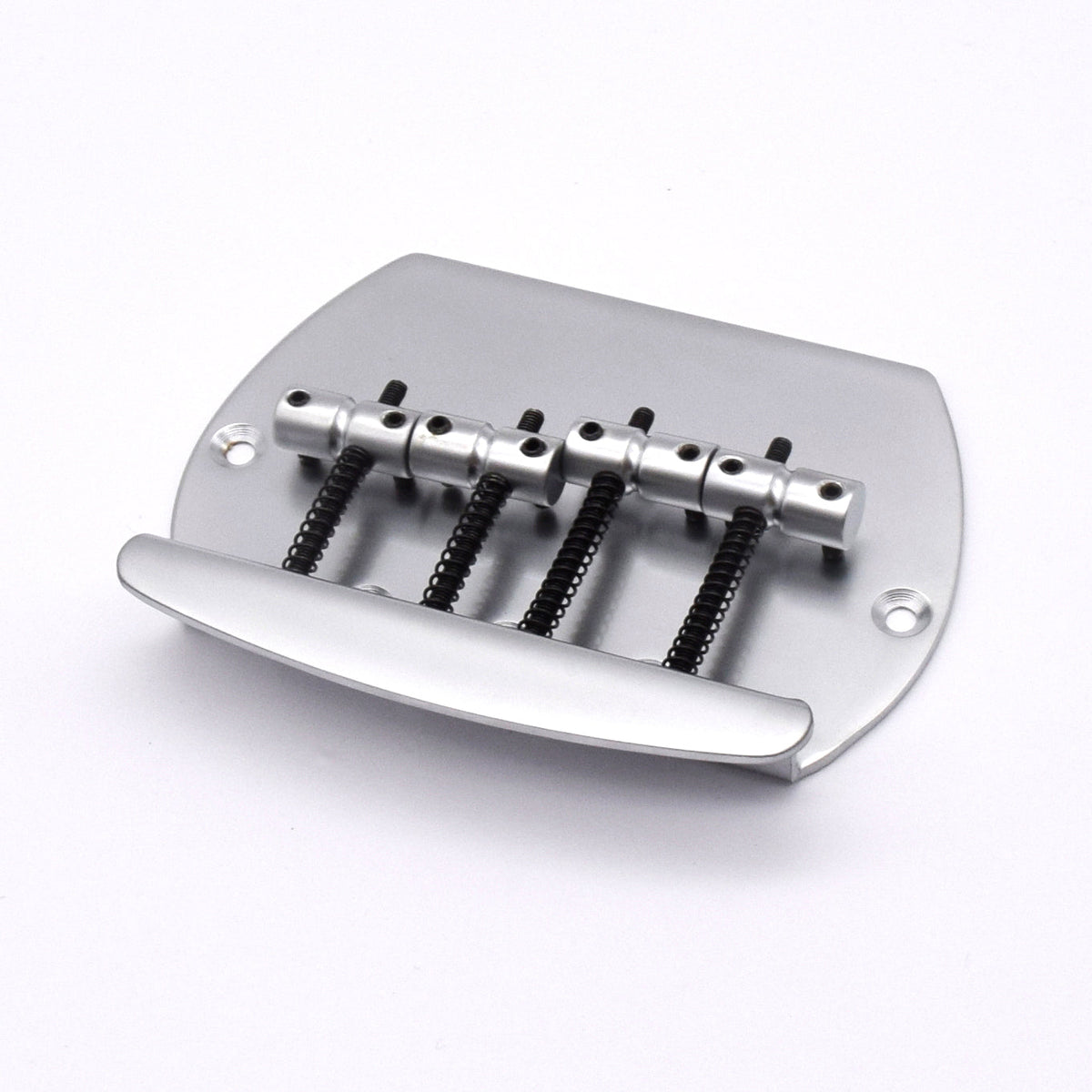 KD By AxLabs 4-String Bass Bridge, Large Round Plate, Satin Chrome