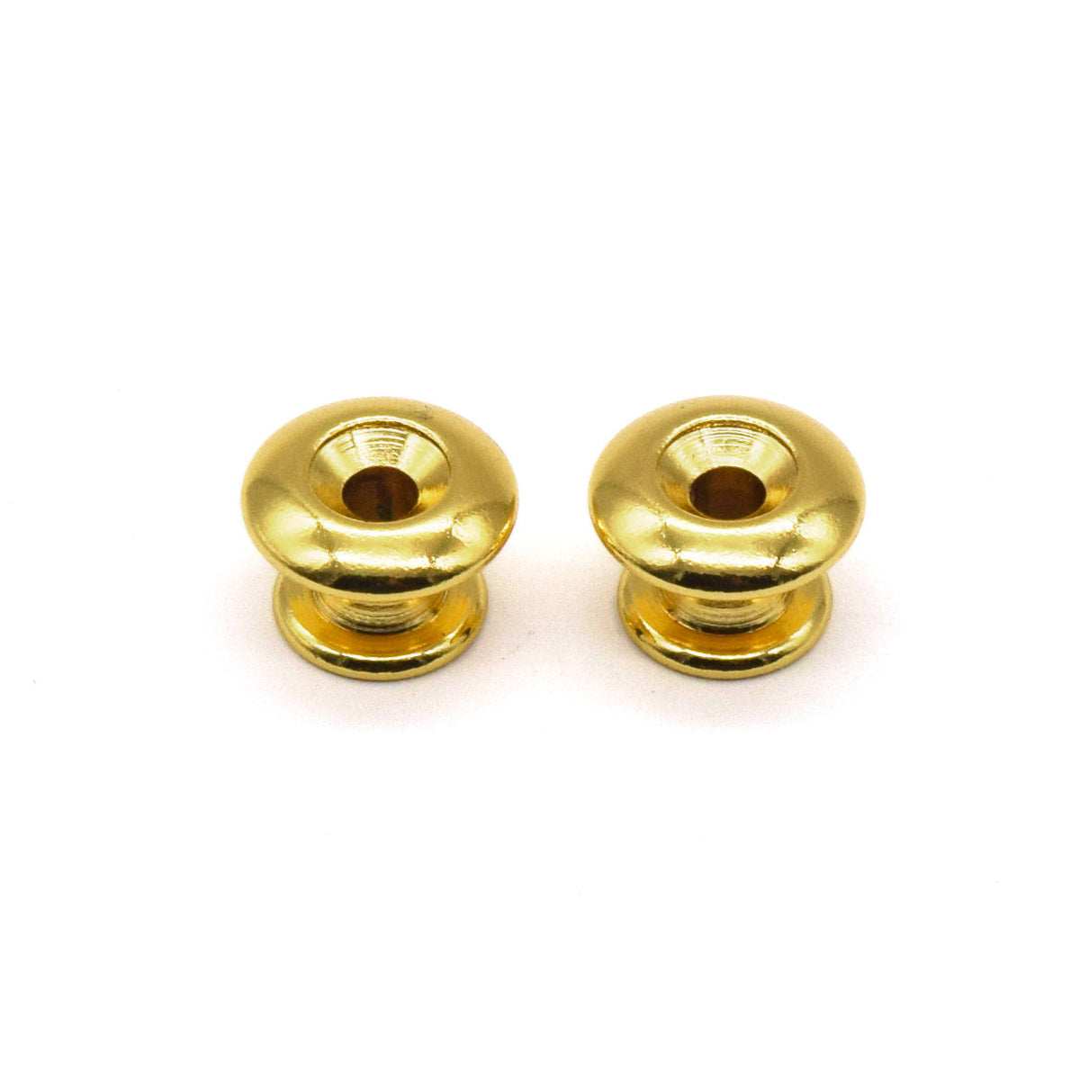 KD By AxLabs Small Strap Buttons (2), Rounded Top, Gold