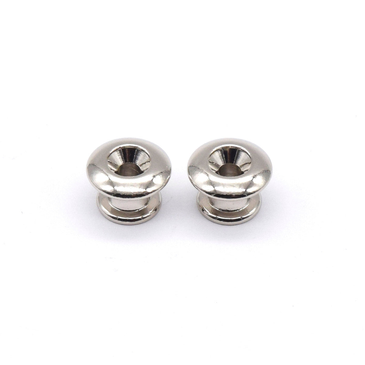 KD By AxLabs Small Strap Buttons (2), Rounded Top, Nickel
