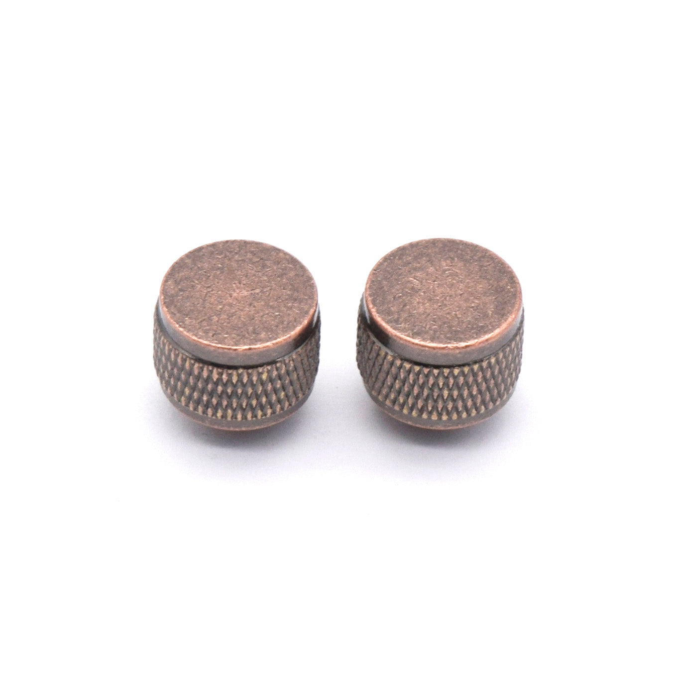 KD By AxLabs Gretsch-Style Threaded Strap Buttons (2), Antique Bronze