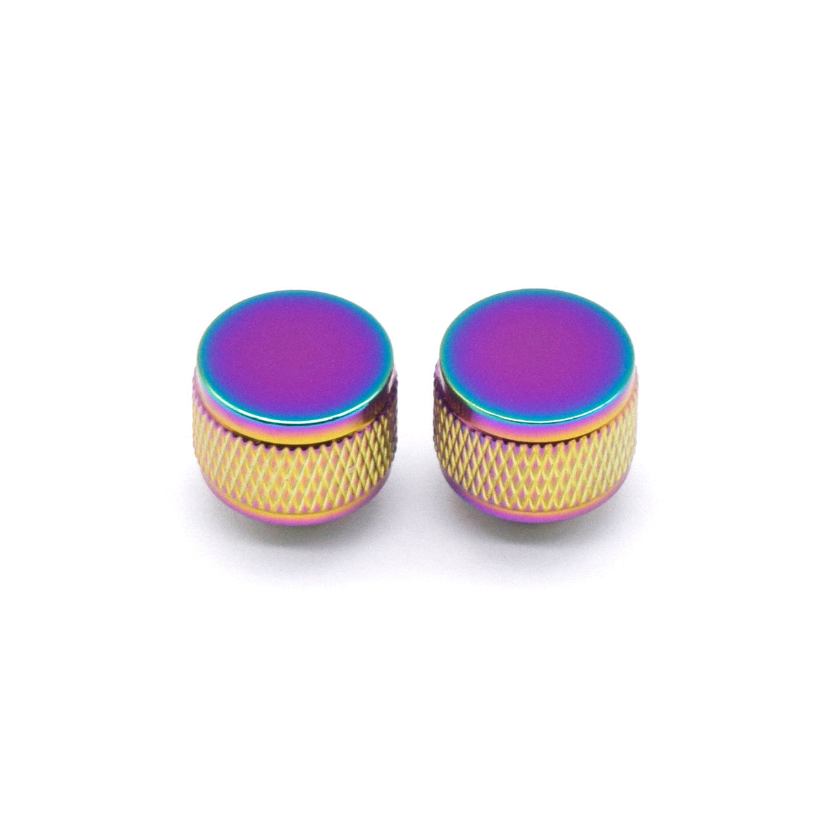 KD By AxLabs Gretsch-Style Threaded Strap Buttons (2), Burnt Chrome