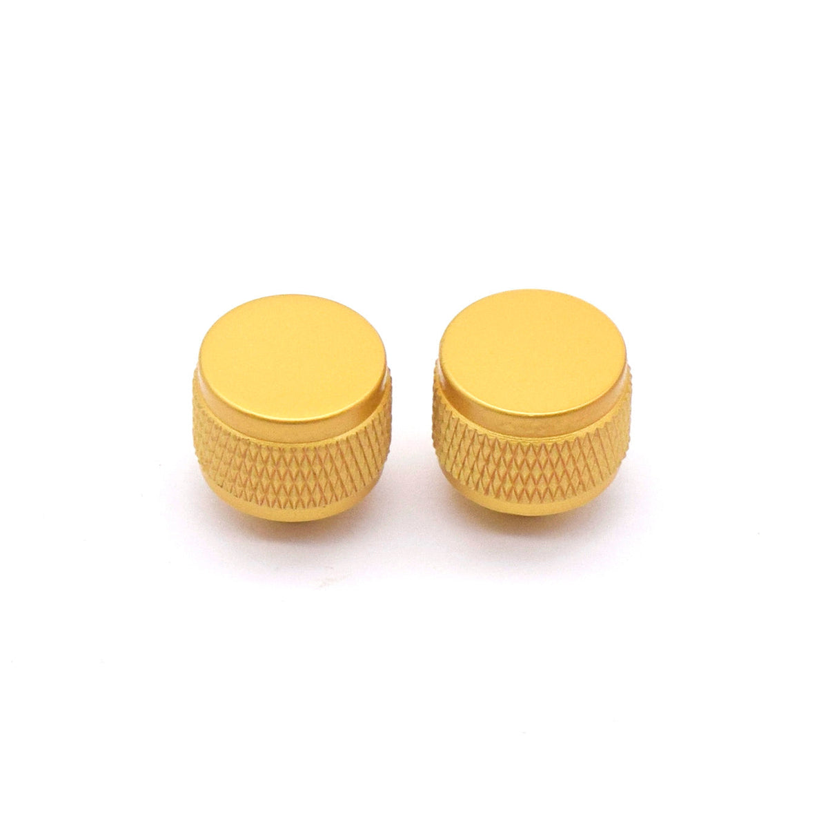 KD By AxLabs Gretsch-Style Threaded Strap Buttons (2), Satin Gold