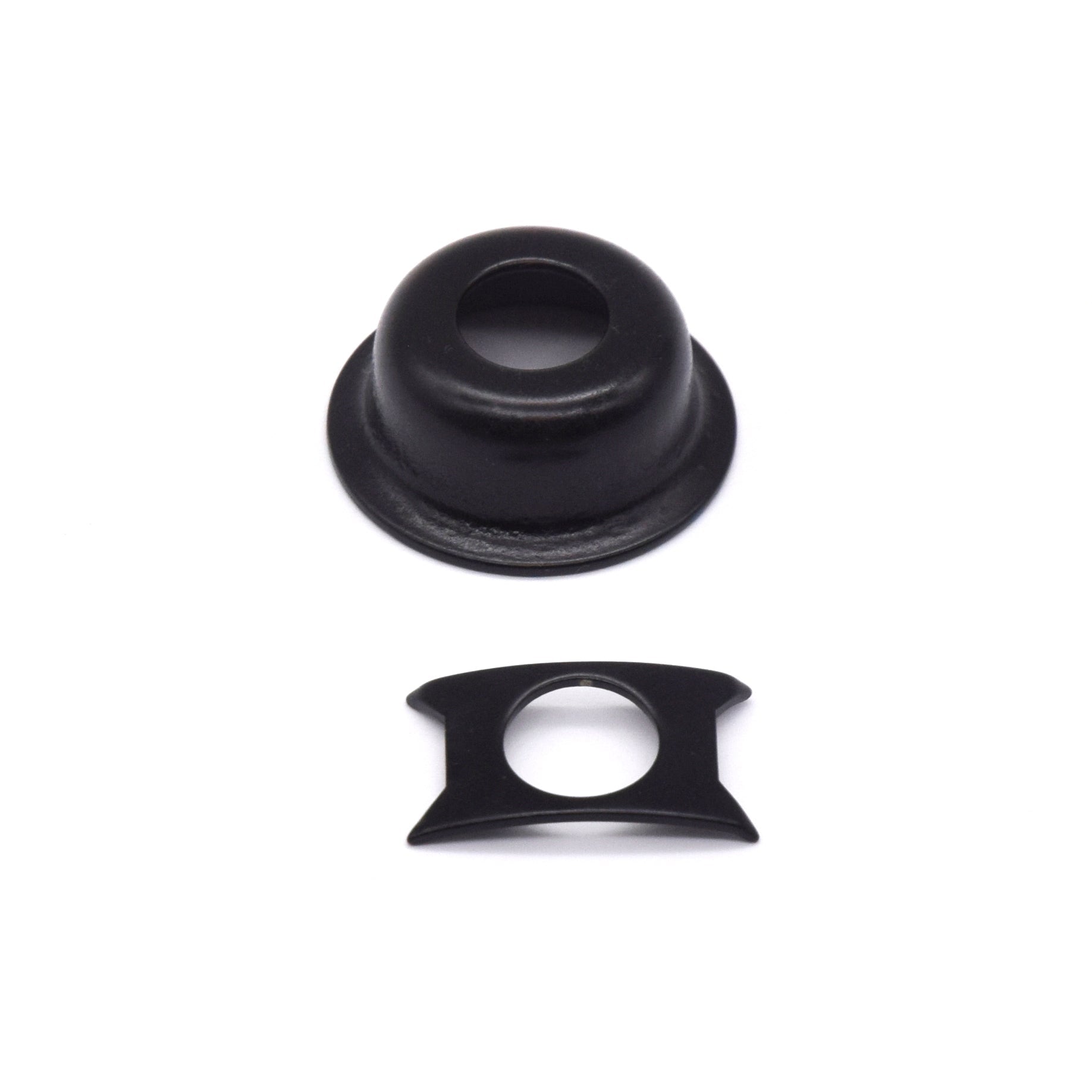 KD By AxLabs Recessed Tele-Style Cup Jack Plate, Satin Black
