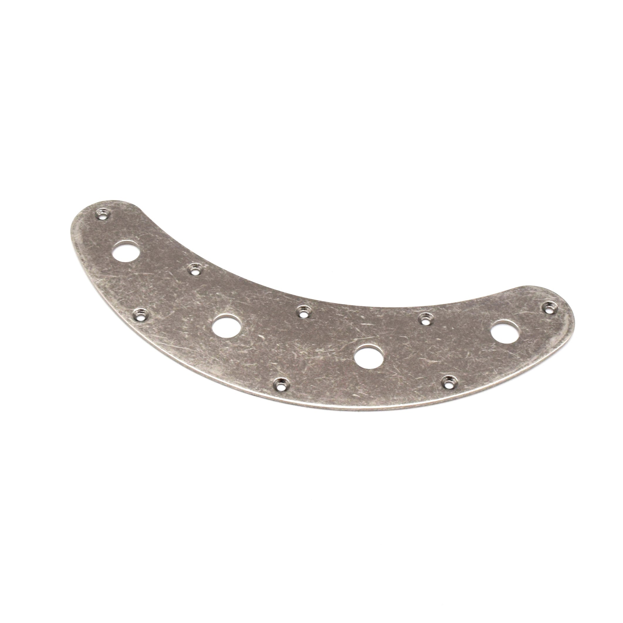 KD By AxLabs Boomerang Control Plate for Stingray Bass, Antique Silver