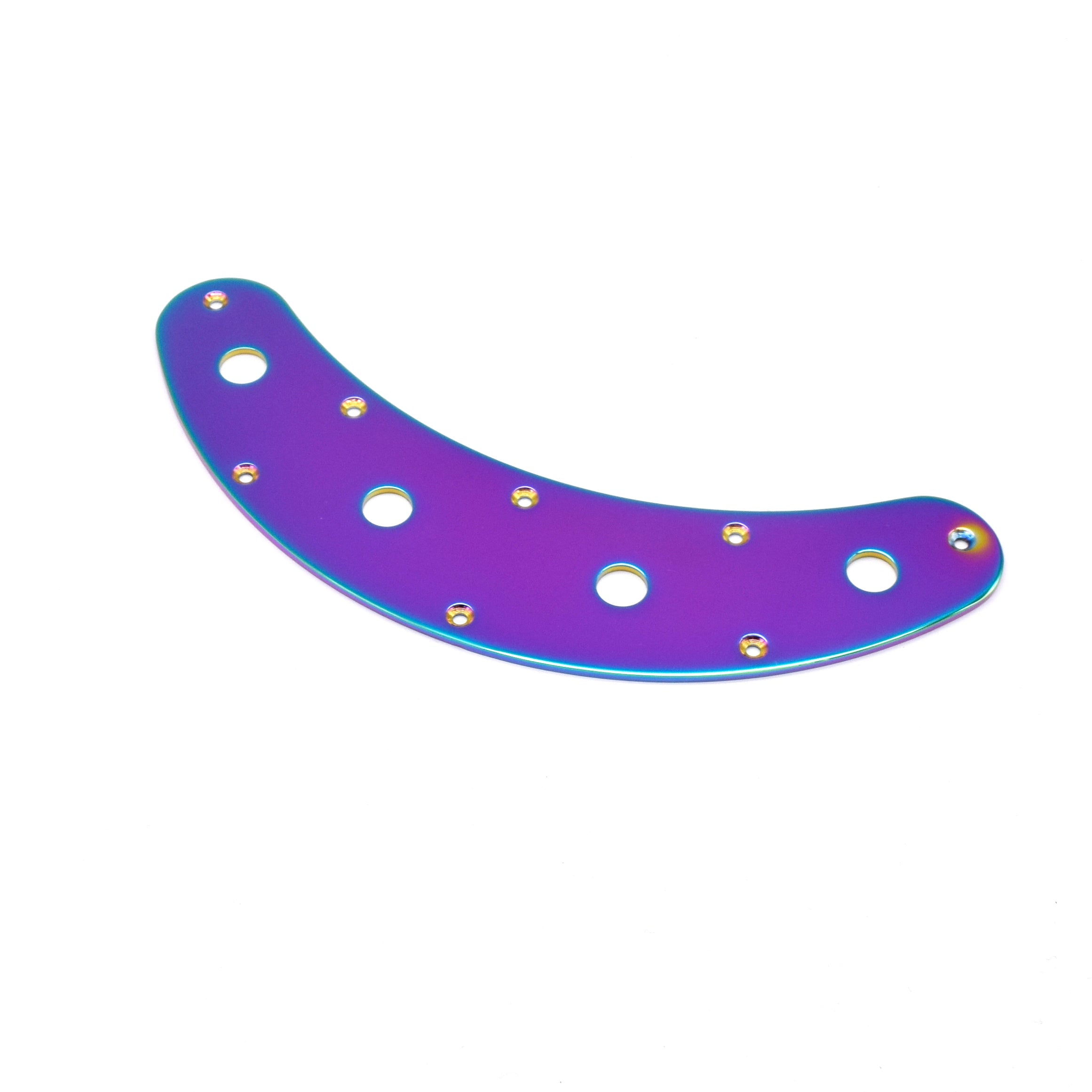 KD By AxLabs Boomerang Control Plate for Stingray Bass, Burnt Chrome