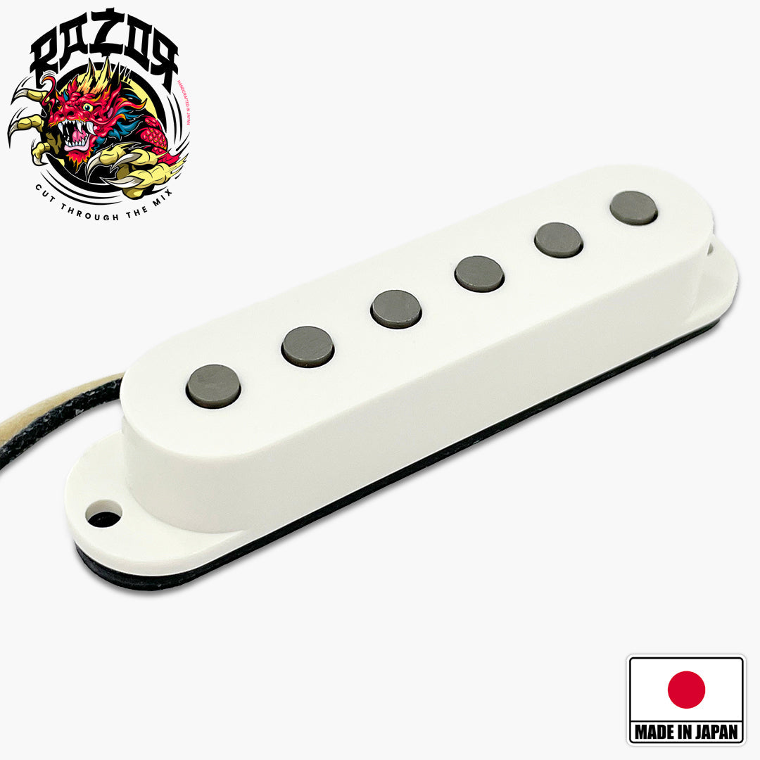 Razor Buraddo mūn Blood Moon Pickup for Strat, White