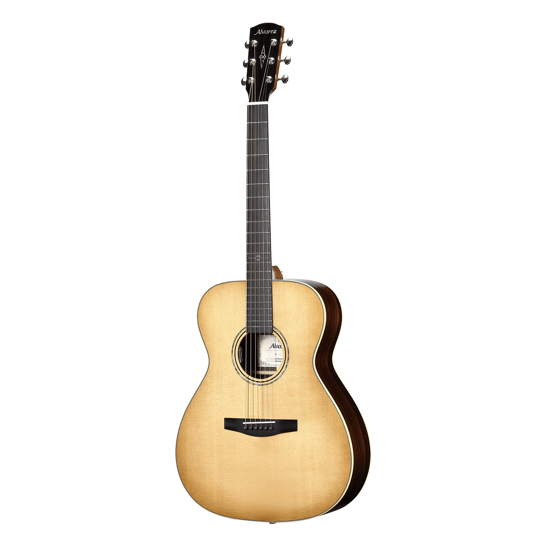 Alvarez LF70E Laureate OM/Folk Acoustic-Electric Guitar, Daybreak