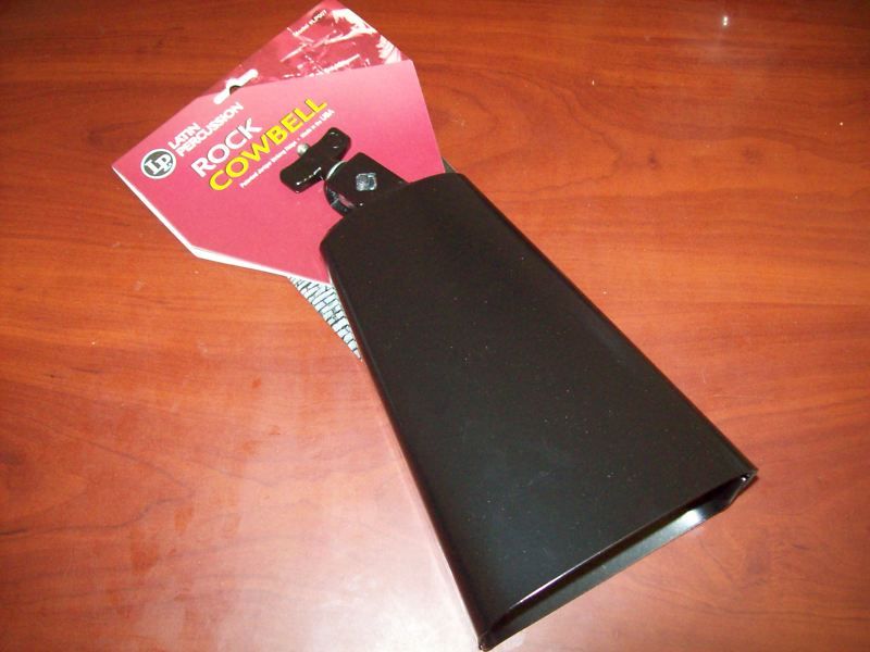 LP Rock Cowbell, 8", 1/2" Mount, Black