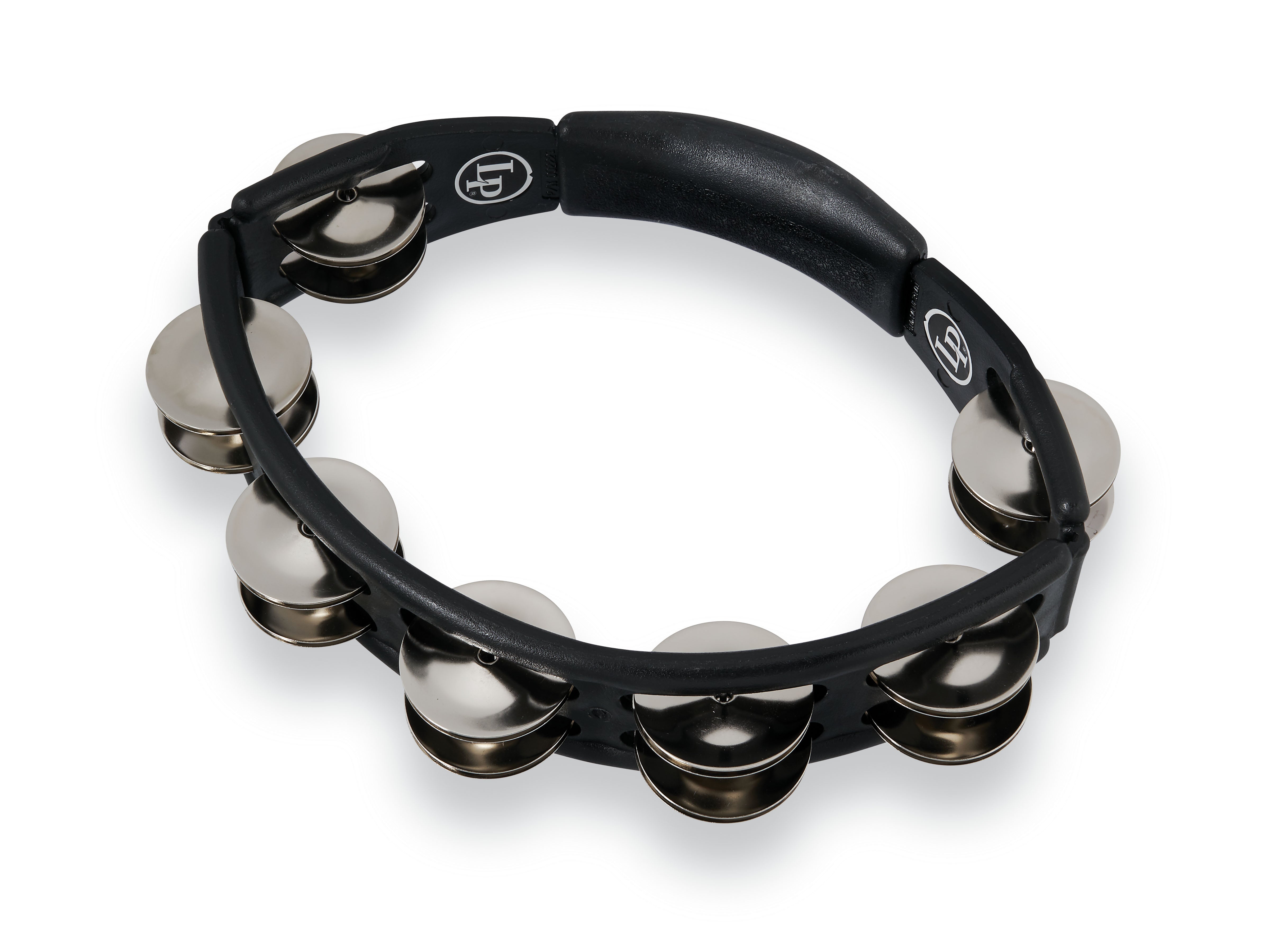 LP Cyclops Handheld Tambourine, Steel, Black