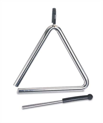 LP Aspire Triangle w/ Striker, Steel, 6"