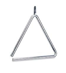 LP Aspire Triangle w/ Striker, Steel, 8"