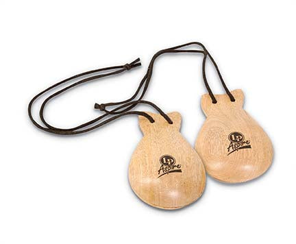 LP Aspire Handheld Wood Castanets, Natural