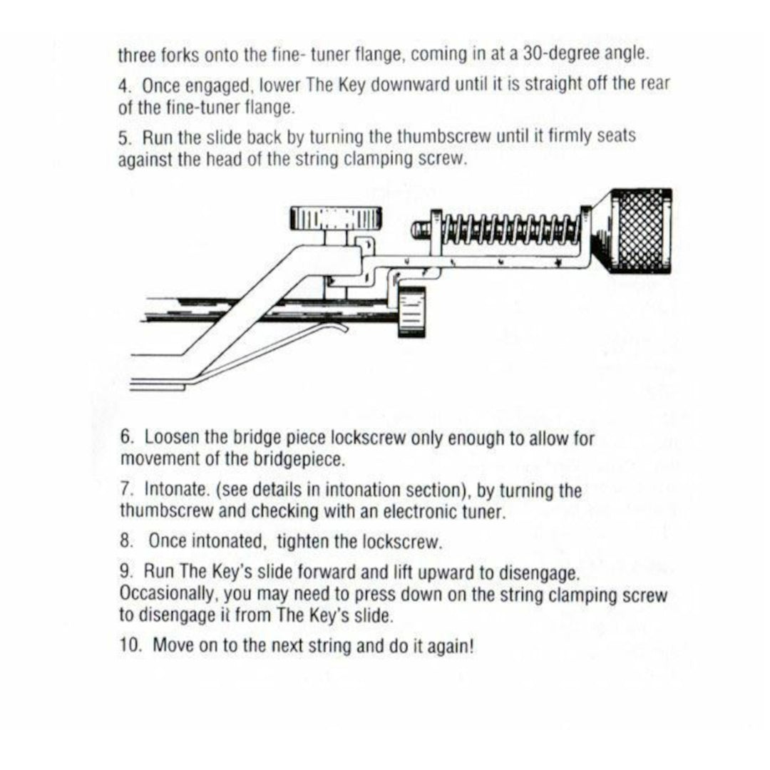 The KEY Intonation Tool for Floyd Rose