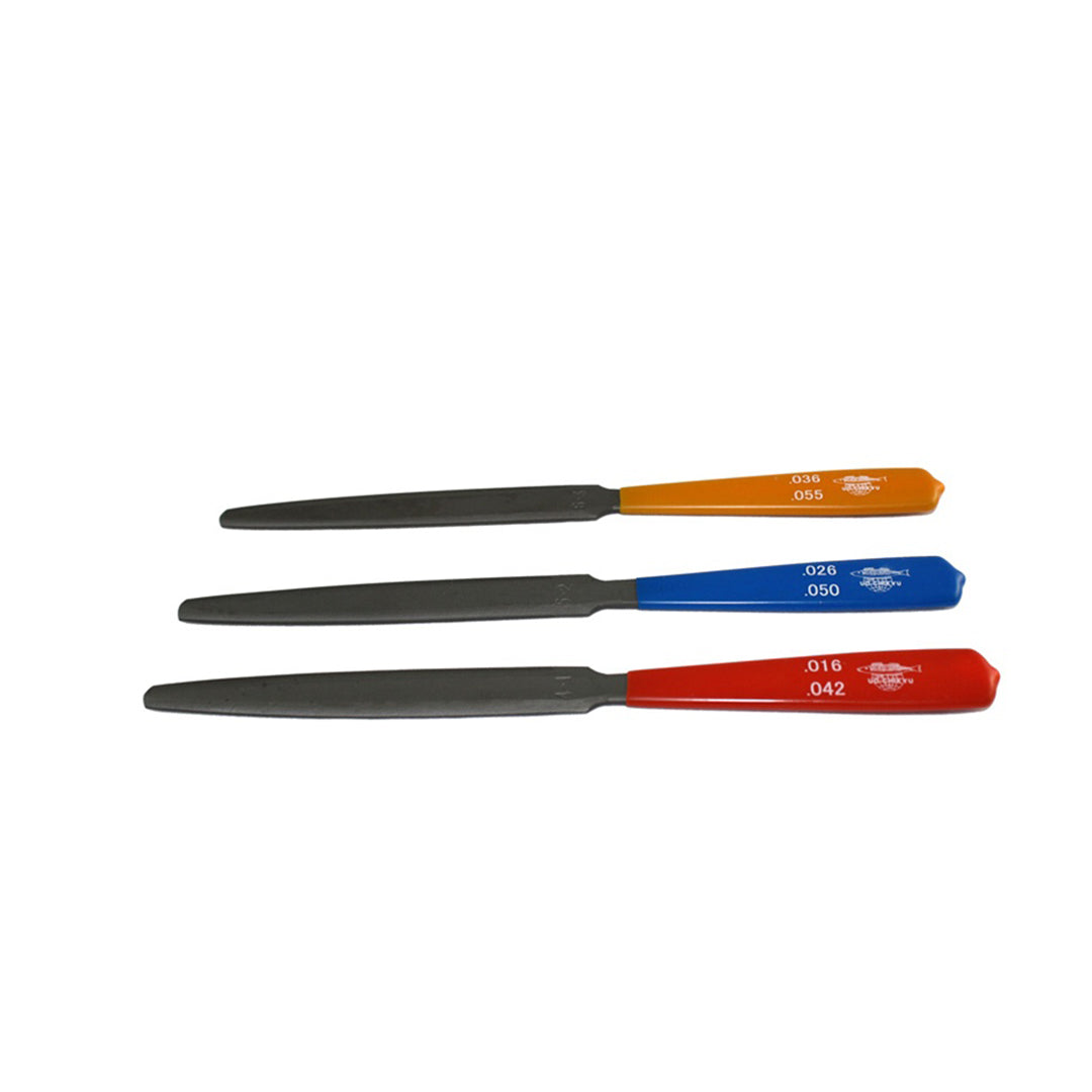 Nut Slotting File Set (3 pcs)