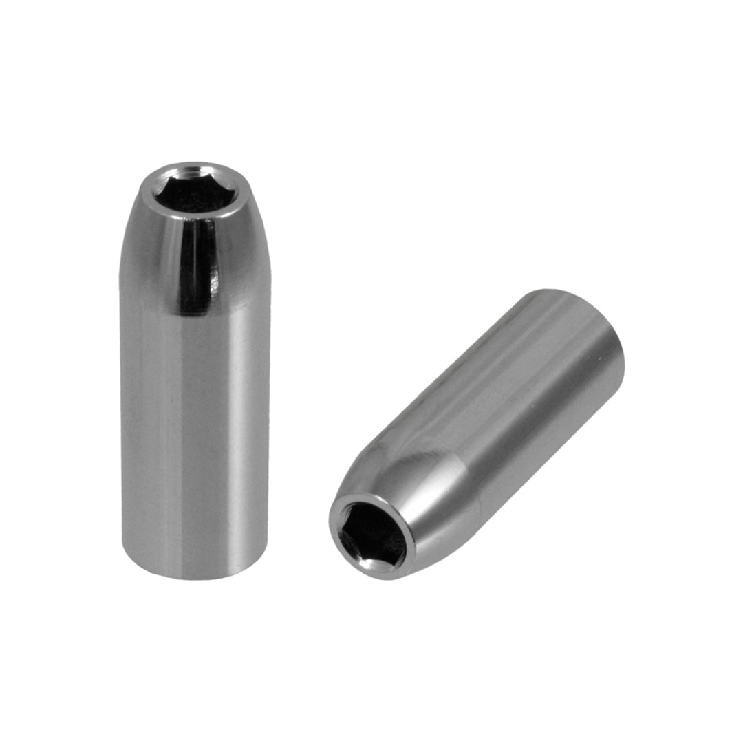 Bullet Truss Rod Nuts (2) for Fender, Chrome
