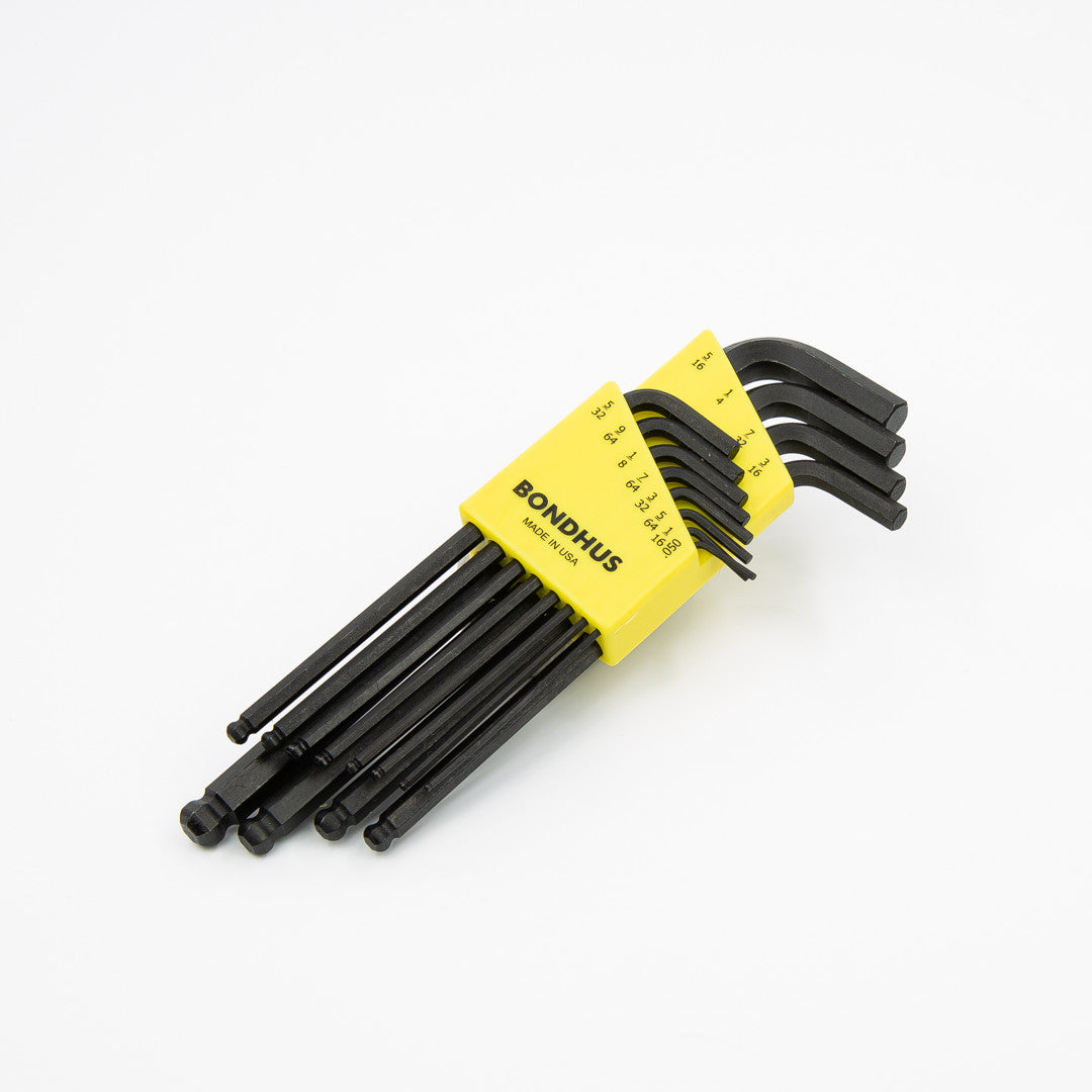 Bondhus Allen Wrench Set, Ball End, SAE  0.05" 5/16"