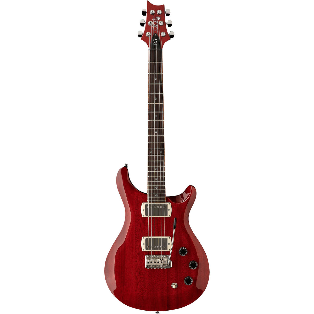 PRS SE DGT David Grissom Electric Guitar (Moons), Vintage Cherry
