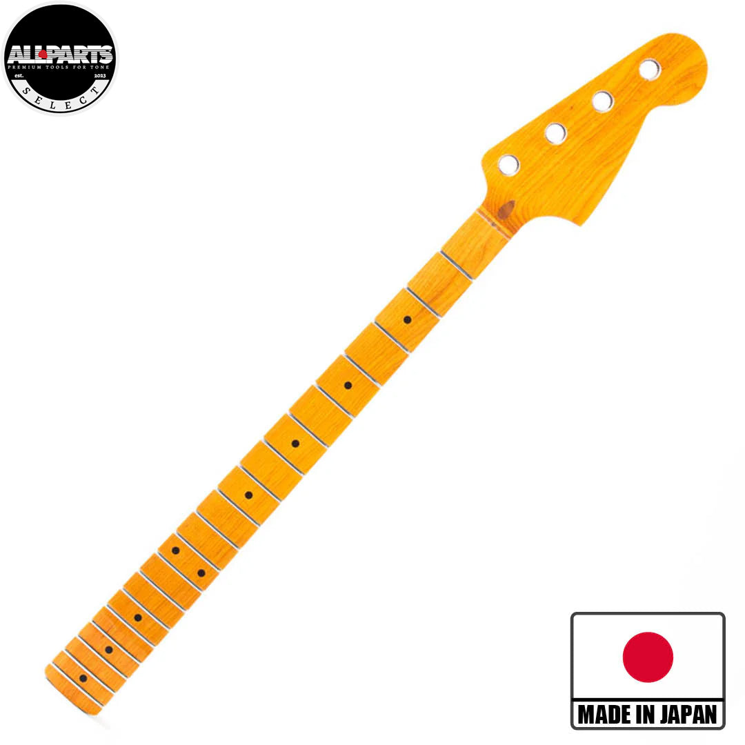 Allparts Select Roasted Maple Neck for Mustang Bass