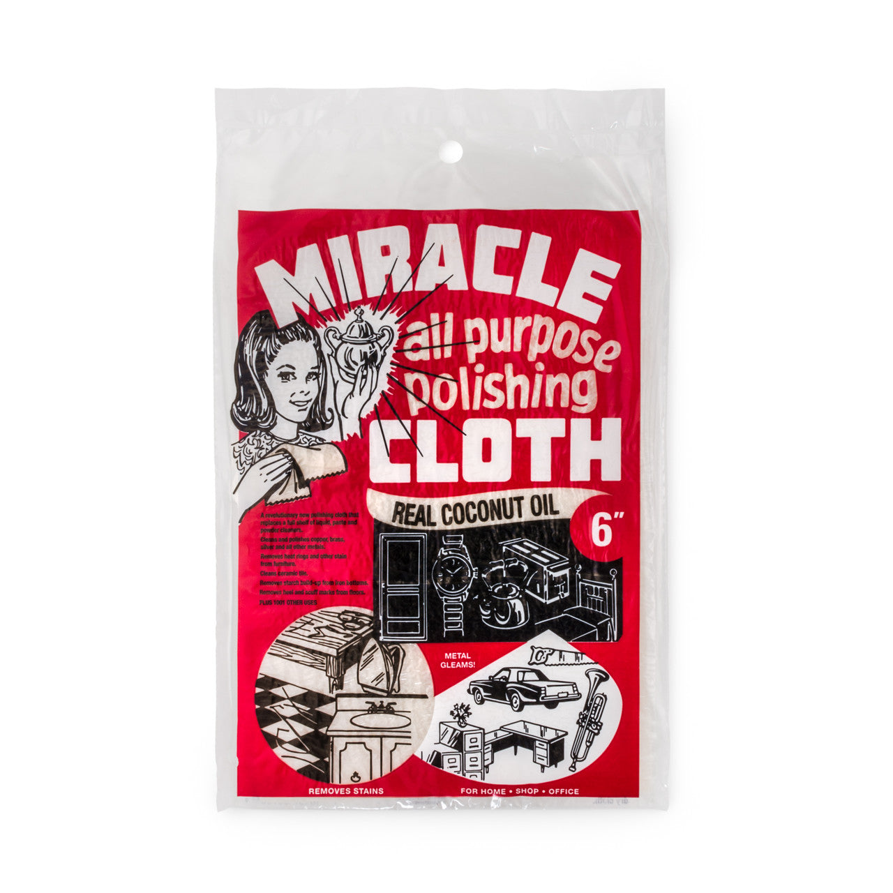 Dunlop Miracle Cloth, 6" x 6"
