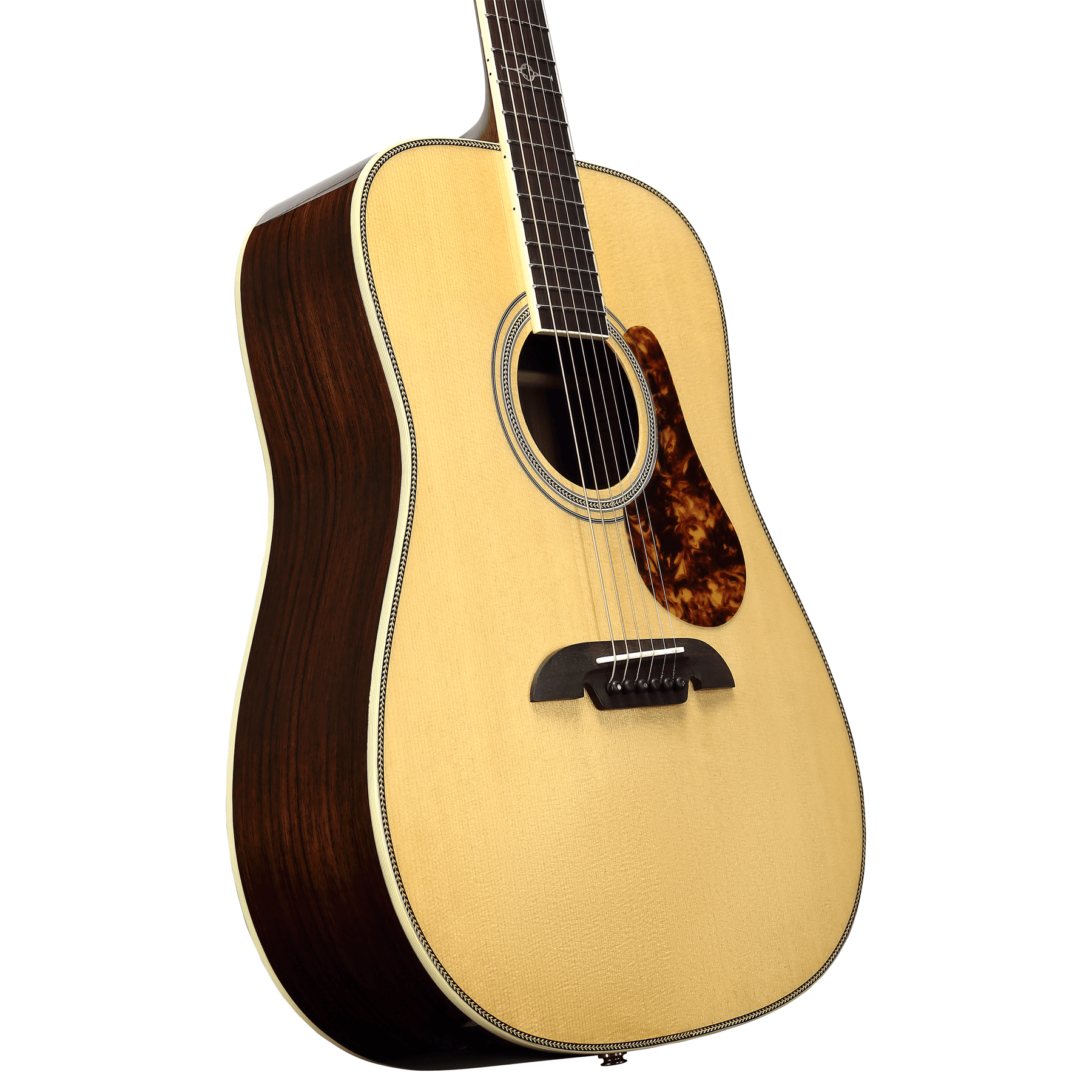 Alvarez MD70E Masterworks Dreadnought Acoustic-Electric Guitar, Herringbone