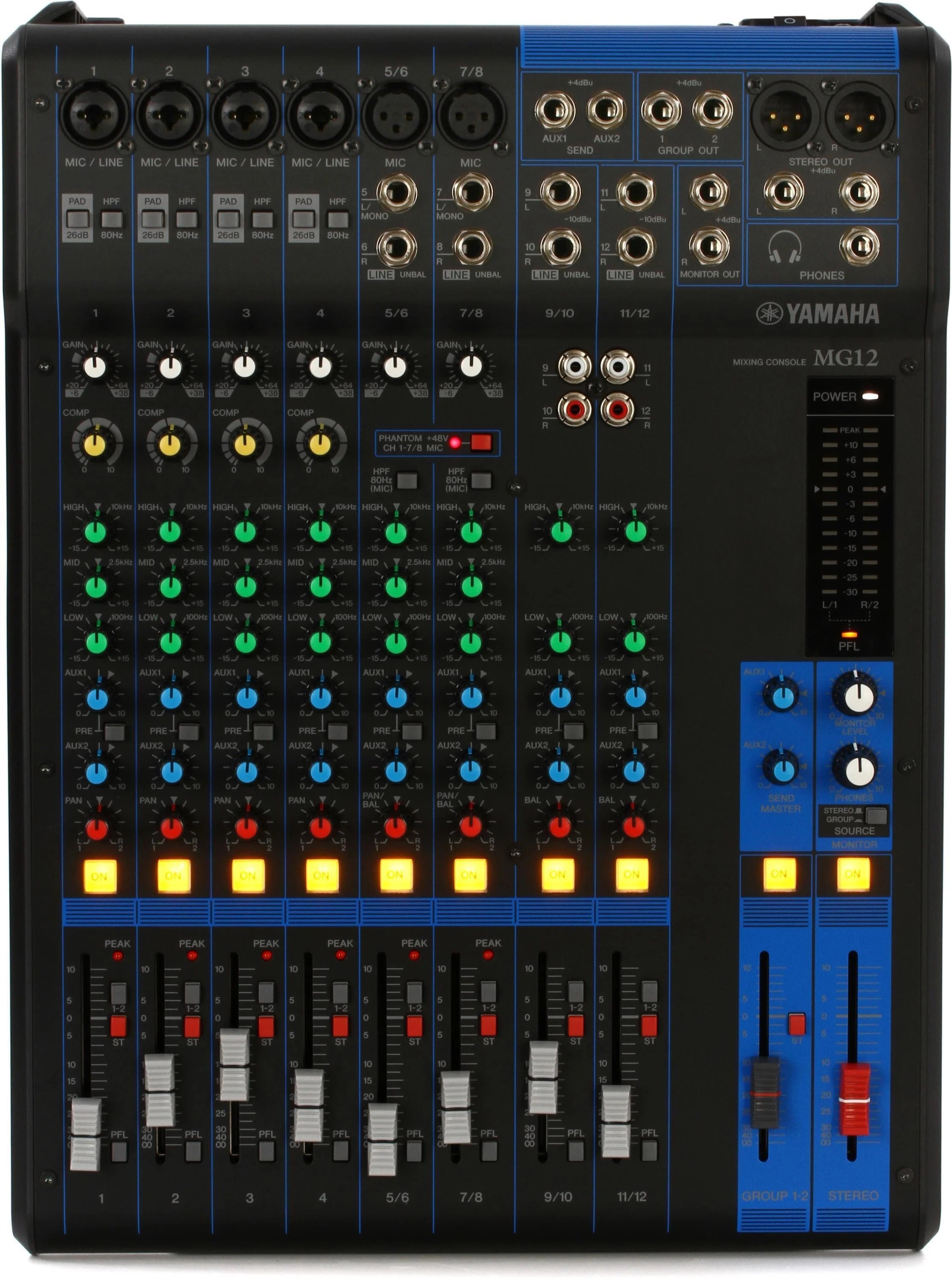 Yamaha MG12 12-Input, 4-Bus Mixer