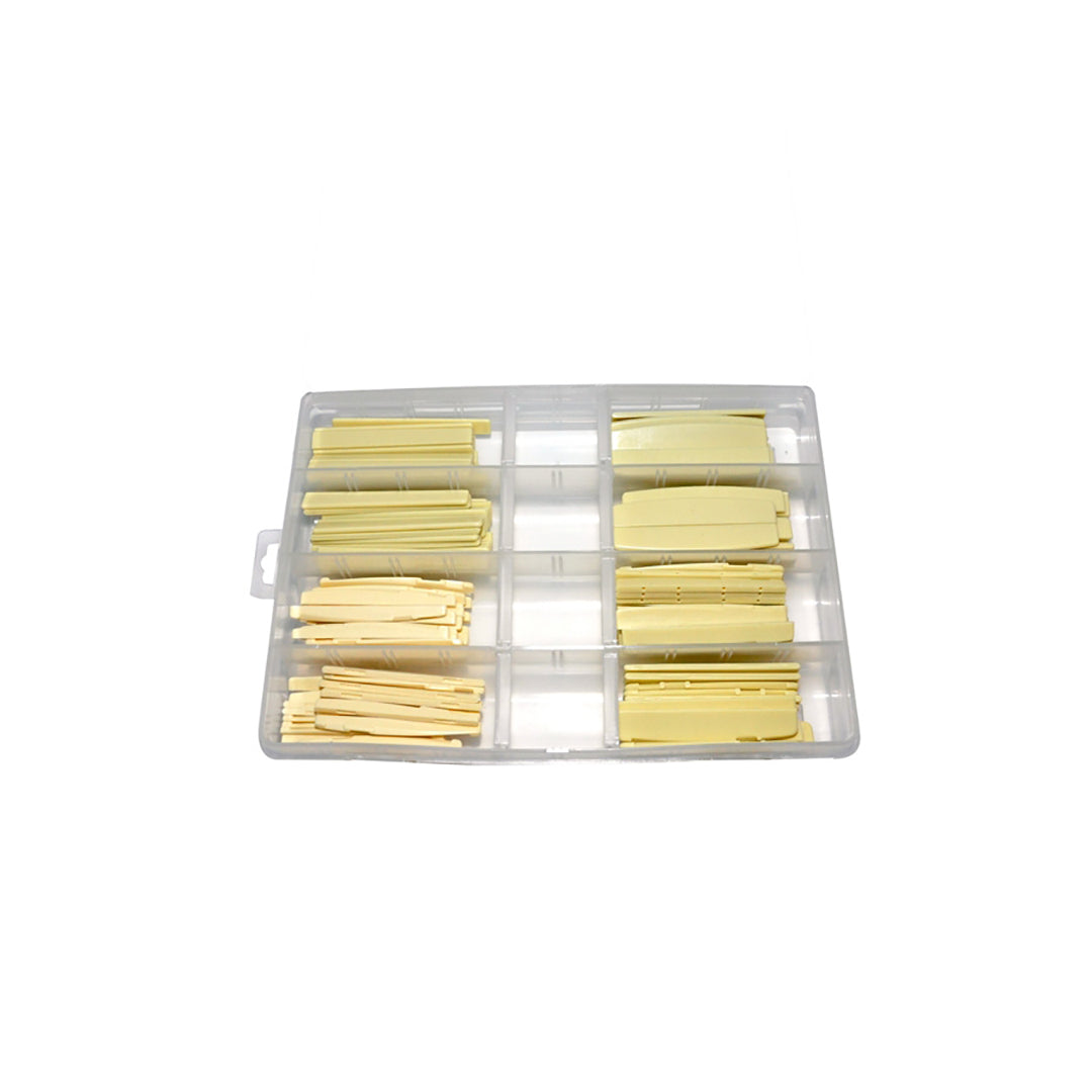 Plastic Guitar Saddle Assortment (144 pcs)