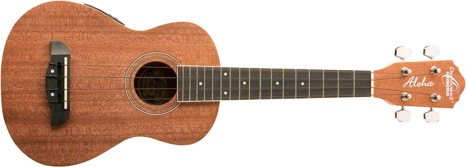 Oscar Schmidt OU2E Acoustic-Electric Concert Ukulele, Satin Natural