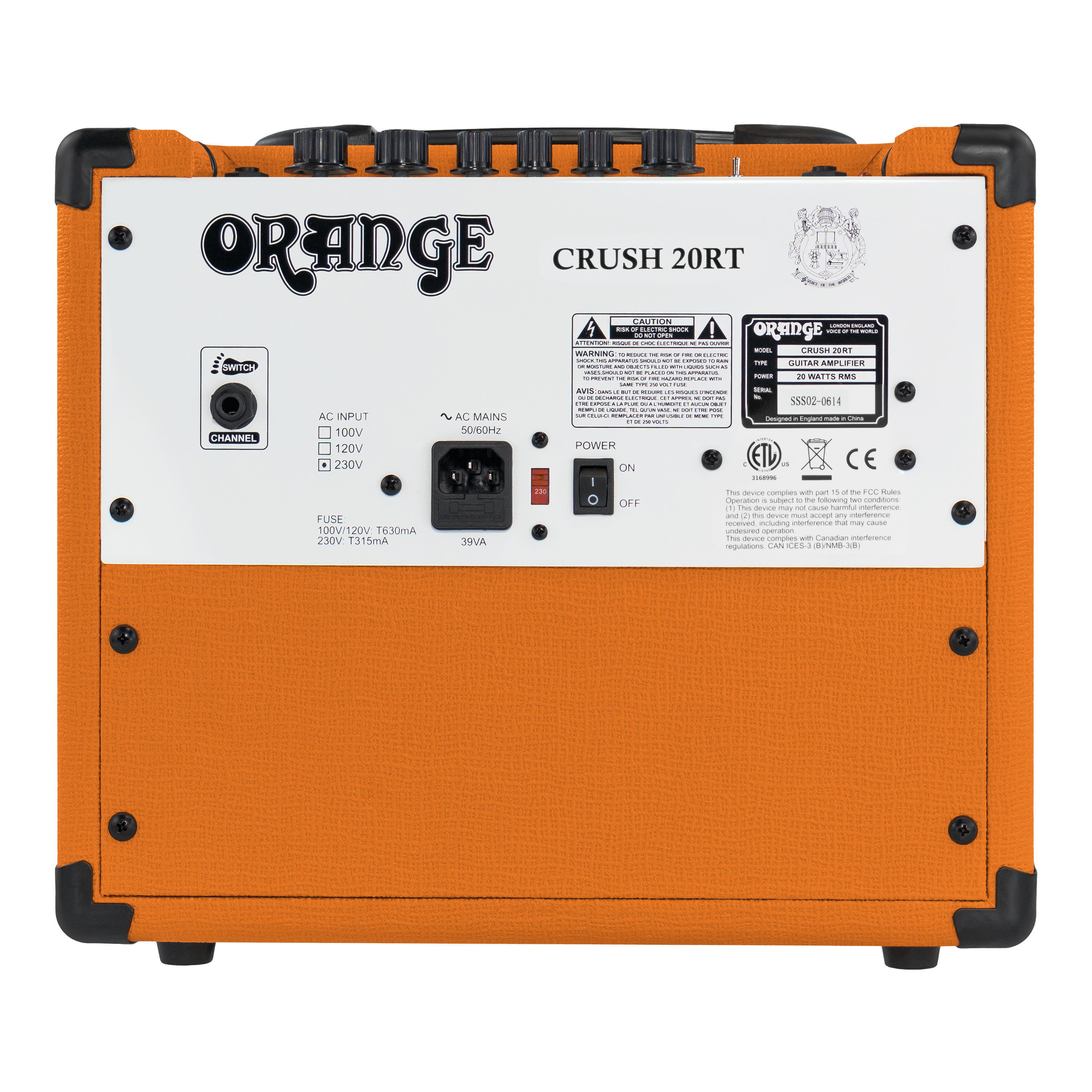 Orange Crush 20RT 1x8" Combo Amp