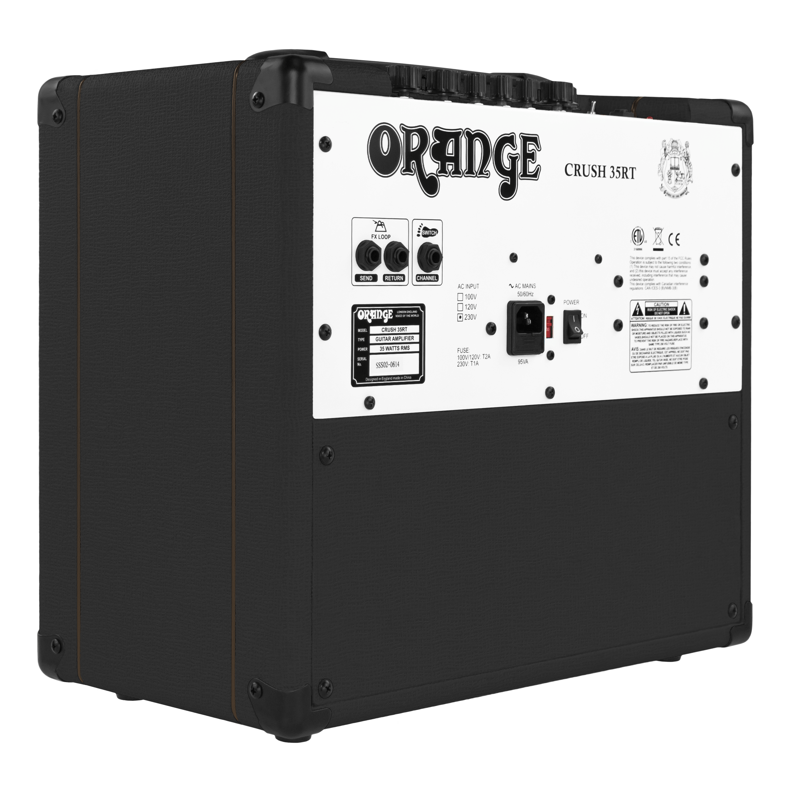 Orange Crush 35RT 35W 1x10" Combo Amp, Black