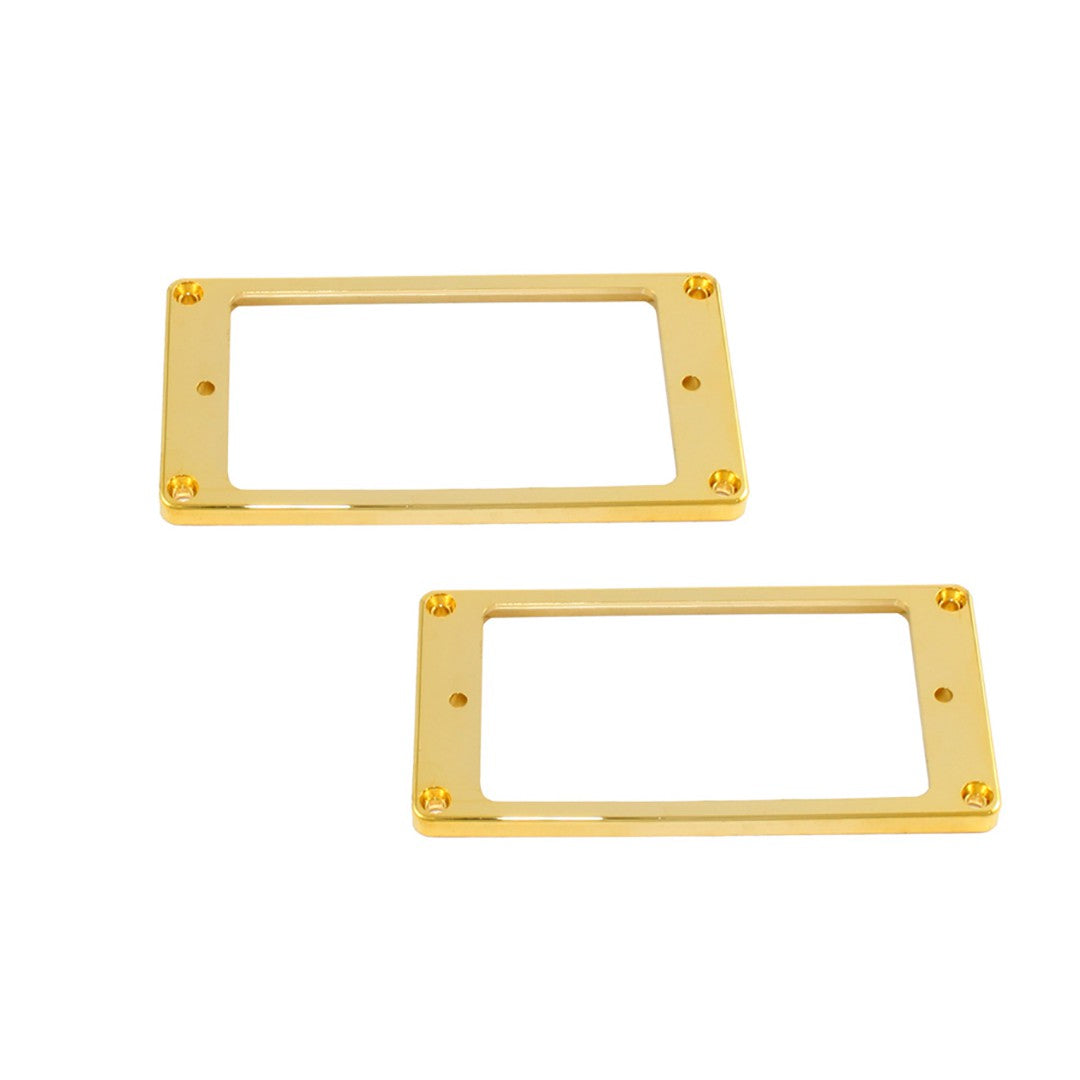 Flat Humbucking Metal Pickup Rings (2)