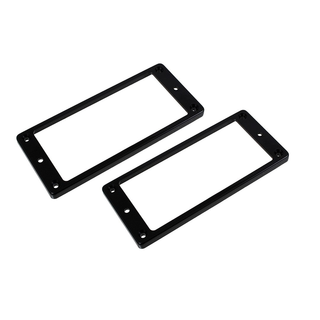 Flat Bottom Pickup Rings (2) for 7-String Guitar, Black
