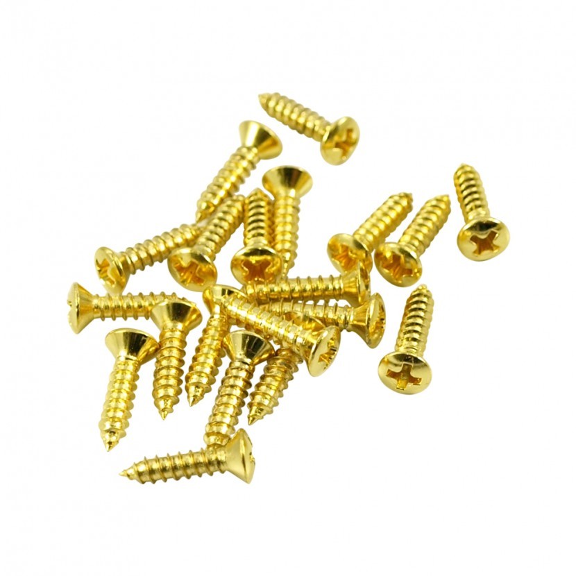 Pickguard Screws, Phillips Head, #4 x 1/2"